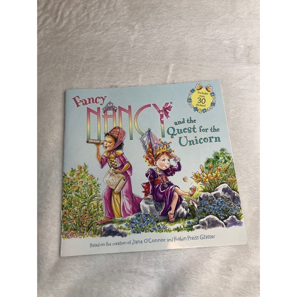 Fancy Nancy and the Quest for the Unicorn Kids Book Stickers Harper Festival